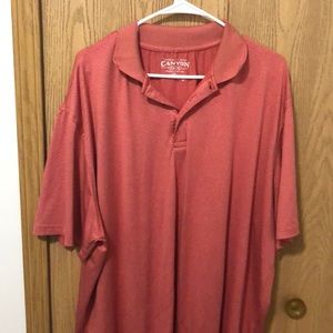 Men’s size 2XL water melon color men’s polo shirt